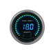 2-1/16" Two Channel Fuel Level / Voltmeter, 0-100%/8-18v, Cobalt Elite Digital