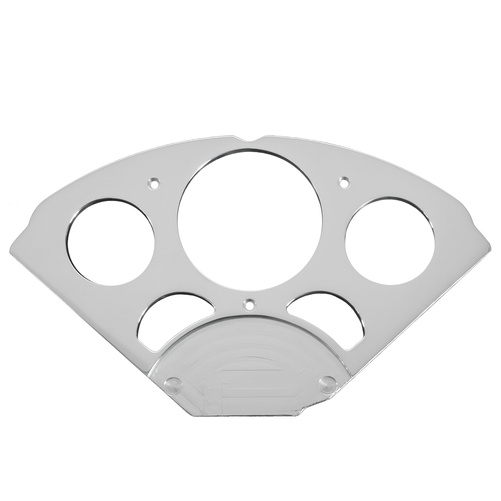 Direct Fit Dash Panel, Chevy Car 55-56, 5 Gauge, Billet