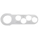 Direct Fit Dash Panel, Chevy Car 53-54, 5 Gauge, Billet