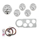 5 Gauge Direct-Fit Dash Kit, Ford Truck 48-50, Old Tyme White