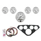 5 Gauge Direct-Fit Dash Kit, Chevy Truck 55-59, Old Tyme White