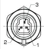 Connector 3pin (Honeywell sensors)