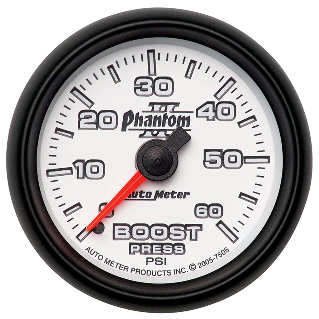 2-1/16" Boost, 0-60 Psi, Phantom Ii