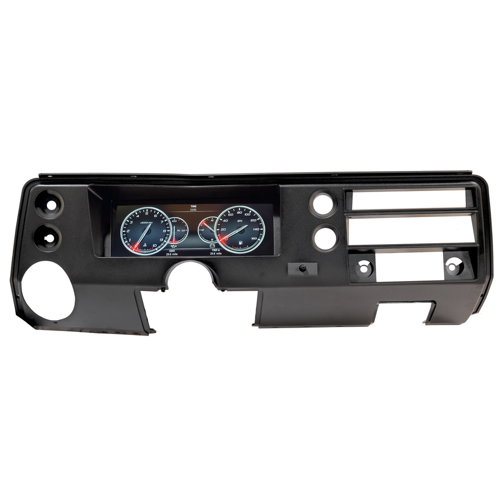 Invision Lcd Dash Kit, 68 Chevelle, Direct Fit Digital Dash