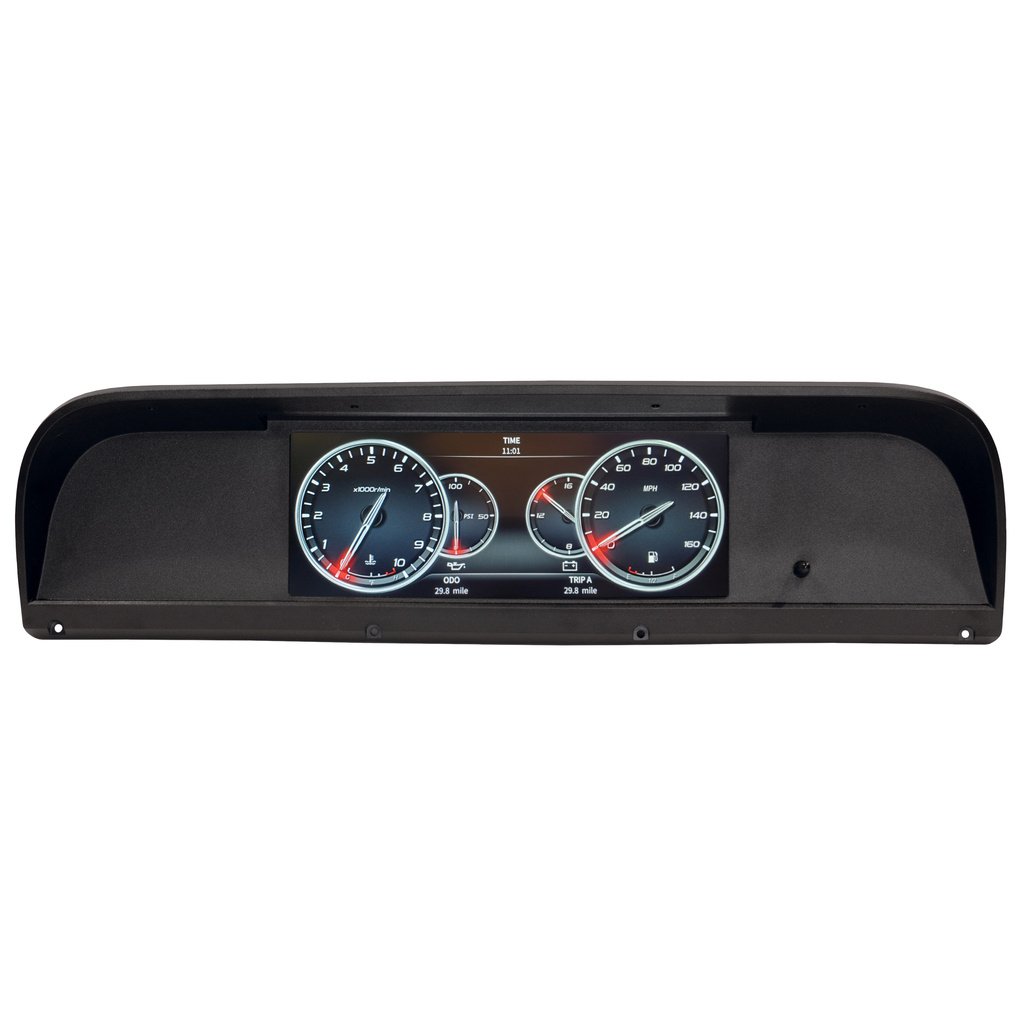Invision Lcd Dash Kit, 67-72 Ford Truck, Direct Fit Digital Dash