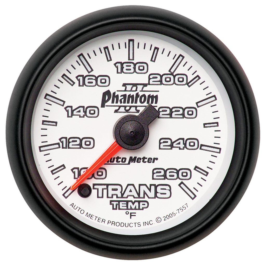 2-1/16" Transmission Temperature, 100-260 °F, Phantom Ii