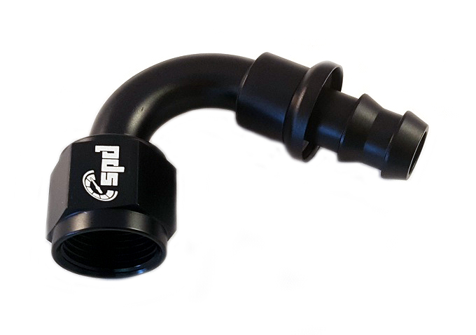 AN10 hose end 120 ° Push On