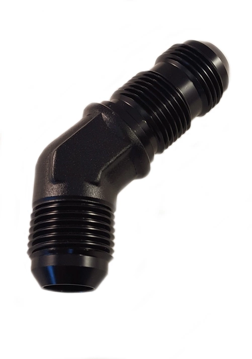 AN12 bulkhead fitting 45 °