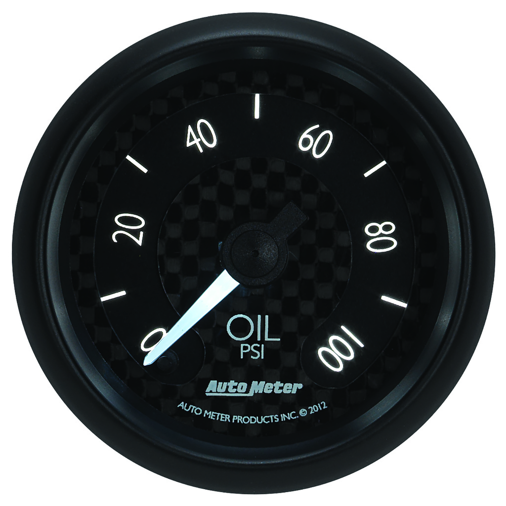 2-1/16" Oil Pressure, 0-100 Psi, Gt