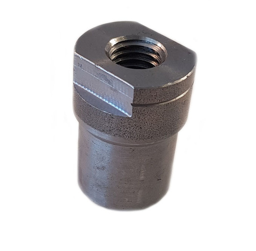 Threaded tube adapter with key grip M18x1,5