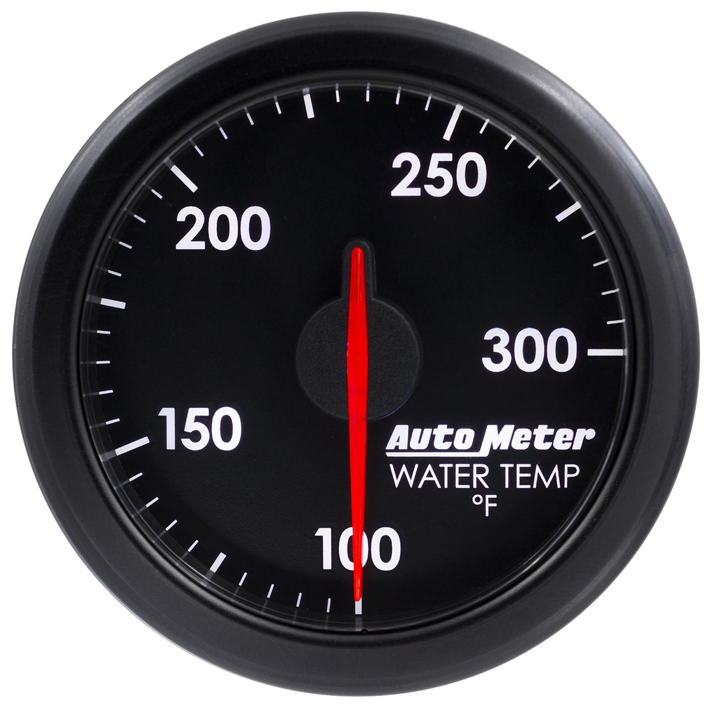 2-1/16" Water Temp,100-300`F, Airdrive, Black
