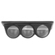 Dash Console Lower, Triple, 2-1/16", Ford Super Duty 99-04