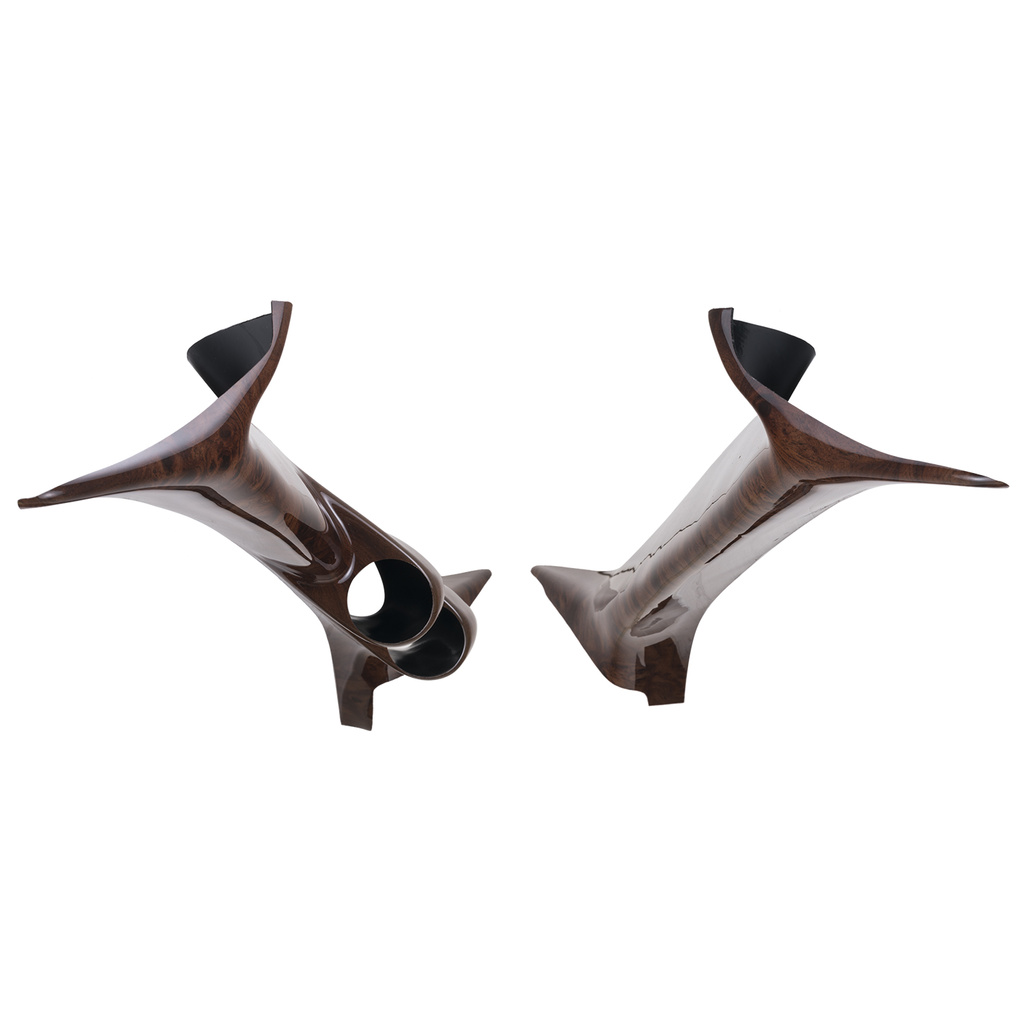 A-Pillar Set, Full, Dual, 2-1/16", Wood Grain, Super Duty 99-07