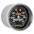 2-1/16" Vacuum/Boost, 30 In Hg/20 Psi, Marine Carbon Fiber