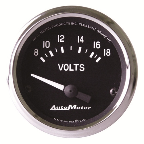 2-1/16" Voltmeter, 8-18v, Cobra