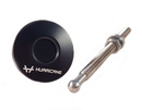 Hurricane - Push Clips latch 60mm black