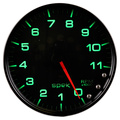 5" In-Dash Tachometer, 0-11,000 Rpm, Spek-Pro, Black/Black