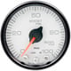2-1/16" Boost, 0-100 Psi, Spek-Pro, White/Black