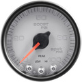 2-1/16" Boost, 0-100 Psi, Spek-Pro, Silver/Black