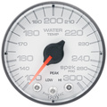 2-1/16" Water Temperature, 100-300 °F, Spek-Pro, White/Black