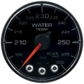 2-1/16" Water Temperature, 100-300 °F, Spek-Pro, Black/Black, Ecu