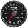 2-1/16" Water Pressure, 0-30 Psi, Spek-Pro, Black/Black, Ecu