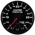 2-1/16" Water Pressure, 0-30 Psi, Spek-Pro, Black/Black, Ecu