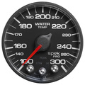 2-1/16" Water Temperature, 100-300 °F, Spek-Pro, Black/Black, Ecu