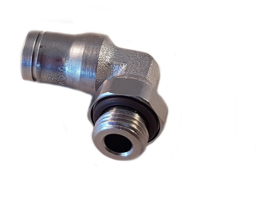 1/4" Pneumatic fitting 90 degree elbow (8mm hose)
