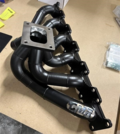 CMR Manifold Mercedes OM606 - w124/w202 black steel