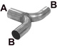 T-pipe 76x76 Stainless