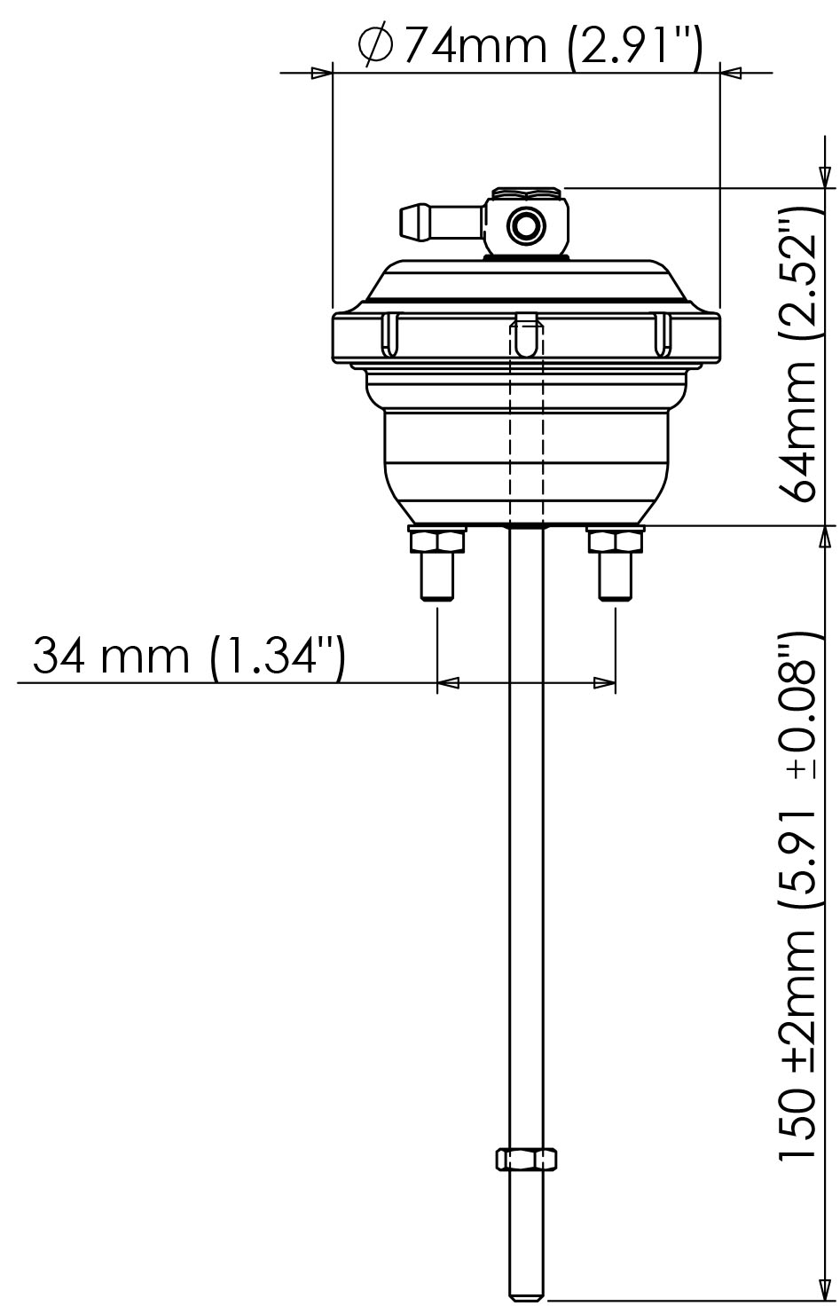 Turbosmart Internal wastegate (black)