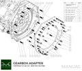 ADAPTER PLATE CHEVROLET LS LS1 LS3 LS7