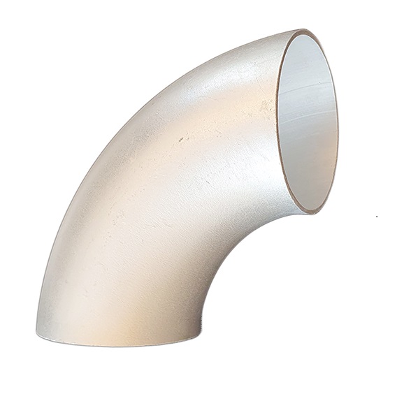 Aluminum tube 90 degrees 76x2mm