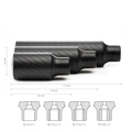Gear Knob Cavernous Carbon (Matte finish)