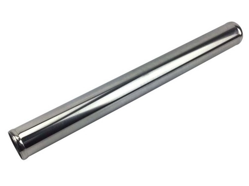 Straight aluminum tube 2,5" Polished