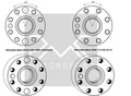 PMC Flywheel Mercedes-Benz M113 M113K M156 AMG - BMW M57N M57N2 GS6-53DZ HGD JGA HGA 184mm 7.25" (P)