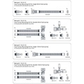 In-tank fuel pump mounting kit, quick connect and E85 proof