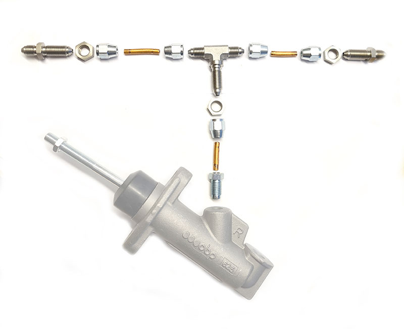 Brake pipe mounting kit (bulkhead)
