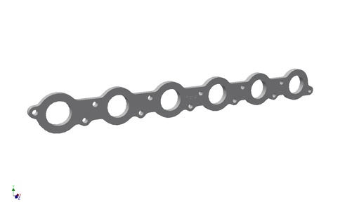 Exhaust flange Mercedes OM603 - 10mm